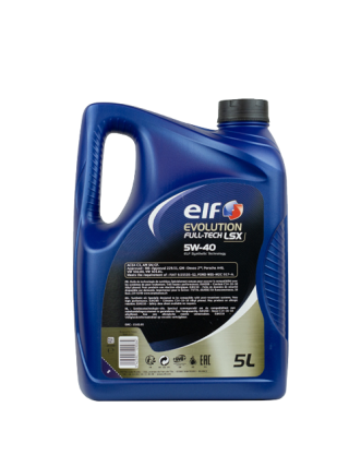 Моторне масло ELF EVOLUTION FULL-TECH LSX 5W-40 5 л