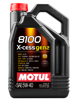 MOTUL 8100 X-CESS GEN2 5W-40