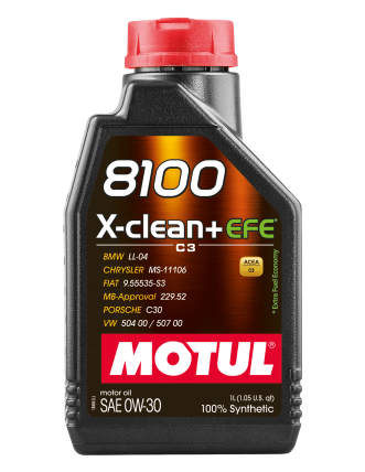 MOTUL 8100 X-CLEAN+ EFE 0W-30