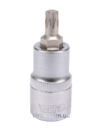 Головка торцева з насадкою викрутковою TORX YATO 1/2" Т40 х 55 мм