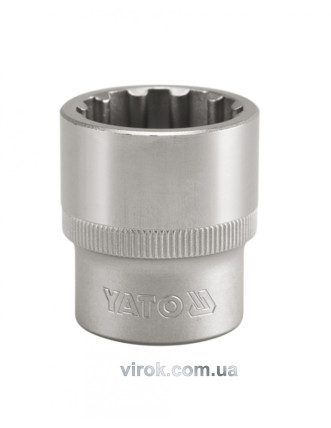 Головка торцева SPLINE YATO 1/2" M16 x 38 мм