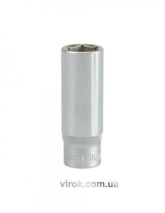 Головка торцева шестигранна довга YATO 3/8" М16 х 63 мм
