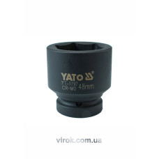 Головка торцева ударна шестигранна YATO 1" М48 х 73 мм