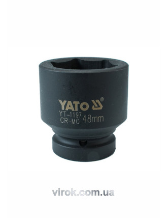 Головка торцева ударна шестигранна YATO 1" М48 х 73 мм