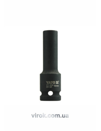 Головка торцева ударна шестигранна YATO 1/2" М10 х 78 мм