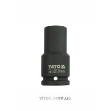 Головка торцева ударна шестигранна YATO 3/4" М21 х 90 мм