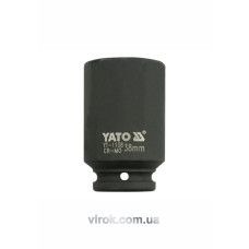 Головка торцева ударна шестигранна YATO 3/4" М38 х 90 мм