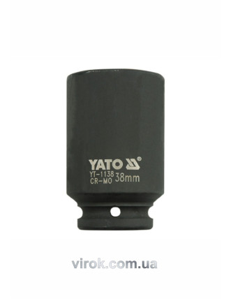 Головка торцева ударна шестигранна YATO 3/4" М38 х 90 мм