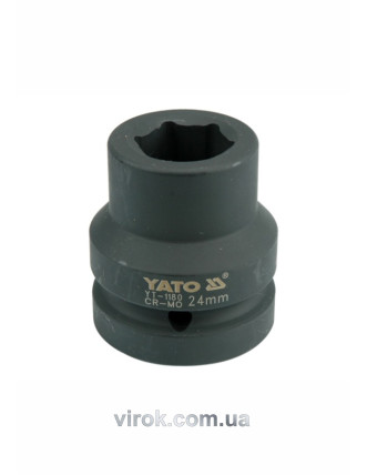 Головка торцева ударна шестигранна YATO 1" М24 х 59 мм