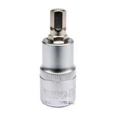 Головка торцева з насадкою викрутковою HEX YATO 1/2" H8 x 55 мм