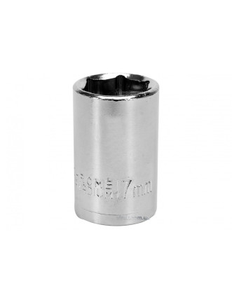 Головка торцева шестигранна STHOR 1/2" М17 з вуглецевої сталі [Блістер]