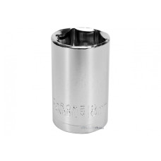 Головка торцева шестигранна STHOR 1/2" М18 з вуглецевої сталі [Блістер]