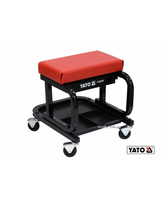 Табурет на колесах YATO з шуфлядою 440 x 360 x 390 мм 150 кг