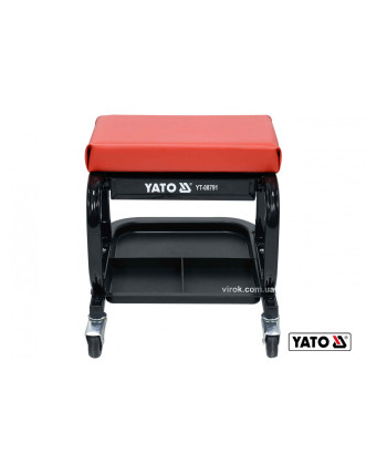 Табурет на колесах YATO з шуфлядою 440 x 360 x 390 мм 150 кг