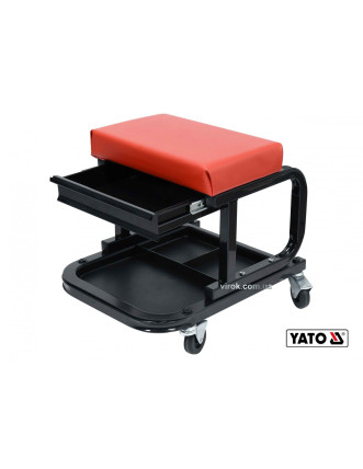 Табурет на колесах YATO з шуфлядою 440 x 360 x 390 мм 150 кг