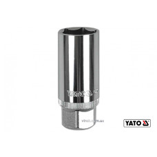 Головка торцева до свічок двигуна YATO 1/2" M21 x 64 мм