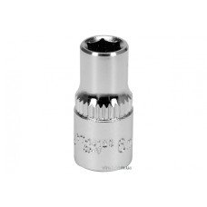 Головка торцева шестигранна YATO 1/4" М6 CrV [Блістер]