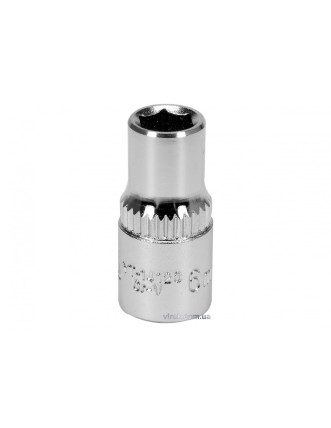 Головка торцева шестигранна YATO 1/4" М6 CrV [Блістер]