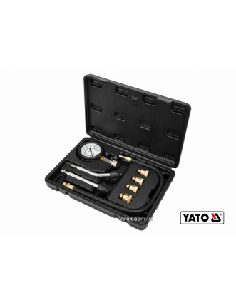 Компресометр для бензинових двигунів YATO 0-2 МПа 8 шт + кейс