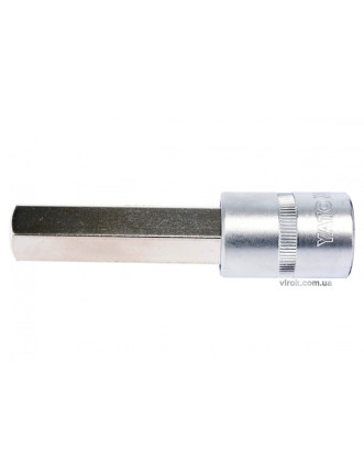 Головка торцева з насадкою викрутковою HEX YATO 1/2" H17 x 100 мм
