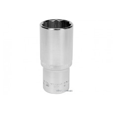 Головка торцева дванадцятигранна довга YATO 1/2" М27 х 77 мм
