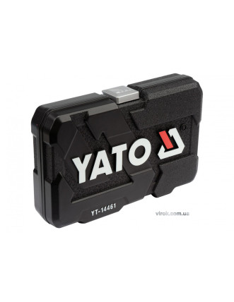 Набір торцевих головок YATO 1/4" M3.5-13 мм 25 предметів