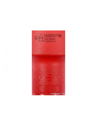Головка торцева шестигранна діелектрична YATO 1/2" М17 х 55/38 мм VDE до 1000 В