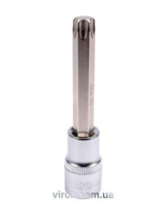 Головка торцева з насадкою викрутковою TORX YATO 1/2" Т55 х 100 мм