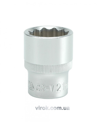 Головка торцева дванадцятигранна YATO 1/2" М21 х 38 мм