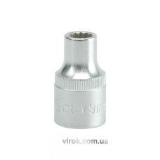 Головка торцева дванадцятигранна YATO 1/2" М9 х 38 мм
