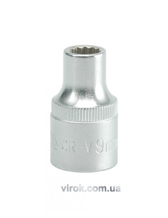 Головка торцева дванадцятигранна YATO 1/2" М9 х 38 мм