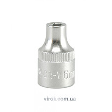 Головка торцева шестигранна YATO 3/8" М6 х 28 мм