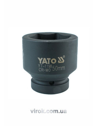 Головка торцева ударна шестигранна YATO 1" М50 х 73 мм