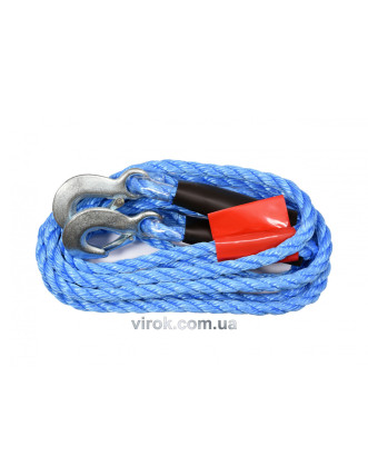 Трос буксирний VOREL 2.5 т з гаком
