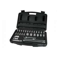 Набір головок торцевих STANLEY 1/2" з інструментами 30 шт