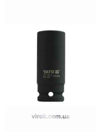 Головка торцева ударна шестигранна YATO 1/2" М23 х 78 мм
