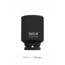 Головка торцева ударна шестигранна YATO 3/4" М42 х 90 мм