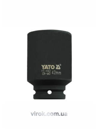 Головка торцева ударна шестигранна YATO 3/4" М42 х 90 мм