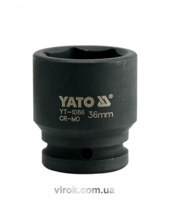 Головка торцева ударна шестигранна YATO 3/4" М36 х 56 мм