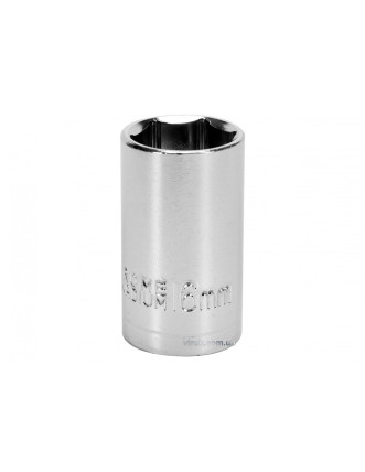 Головка торцева шестигранна STHOR 1/2" М16 з вуглецевої сталі [Блістер]