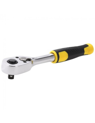 Тріщатка STANLEY : квадрат 1/4", 72 Зубці. крок 5°, швидковстановна.