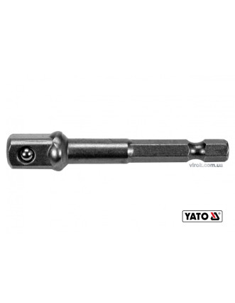 Тримач-адаптер торцевих головок YATO 3/8" 65 мм HEX- 1/4"