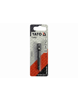 Тримач-адаптер торцевих головок YATO 3/8" 65 мм HEX- 1/4"