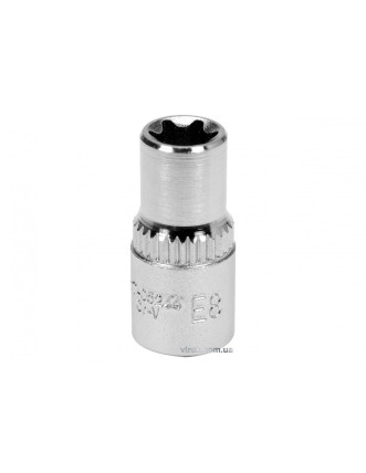 Головка торцева YATO TORX E8 1/4" CrV [Блістер]