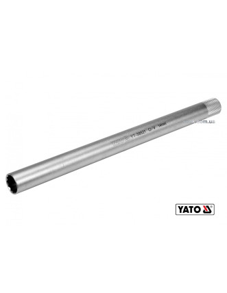 Головка торцева дванадцятигранна до свічок двигунів YATO 3/8" M14 x 250 мм Cr-V
