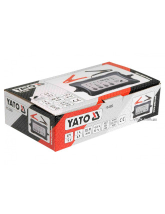 Зарядний прилад для акумуляторів 6/12 В YATO 1-4 А 200 Агод