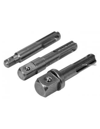 Тримачі-адаптери торцевих головок SDS+ YATO 1/4" 3/8" 1/2" 3 шт
