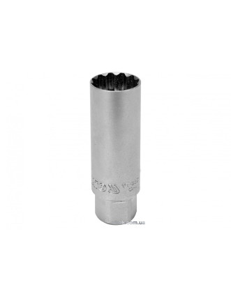 Головка торцева дванадцятигранна для свічок YATO 3/8" М16