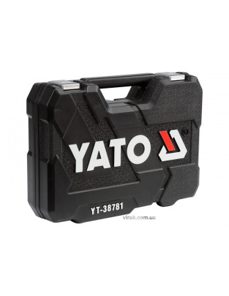 Набір інструментів YATO 1/4" і 1/2" 77 шт