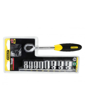 Набір головок торцевих STANLEY "MicroTough" 3/8" 9 предметів